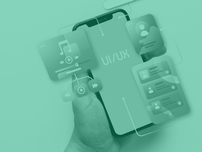 Phone with apps green